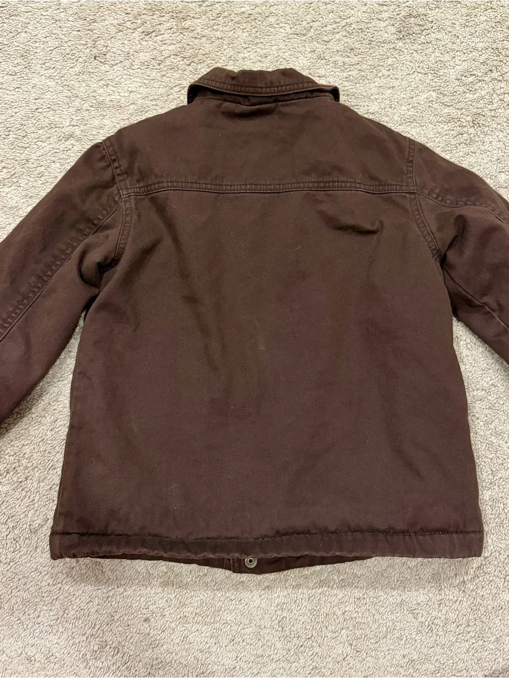 Gymboree Kids Barn Brown Coat Jacket - Size Small (5-6) Fall/Spring
